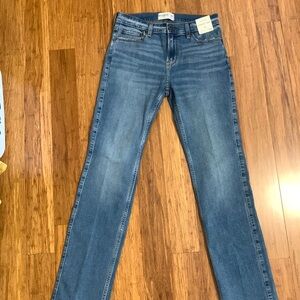 Abercrombie kids boys jeans size 15/16 straight long nwt